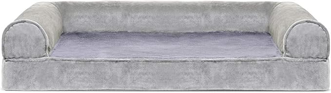 Furhaven Orthopedic Dog Bed for Medium/Small Dogs w/ Removable Bolsters & - Image 3