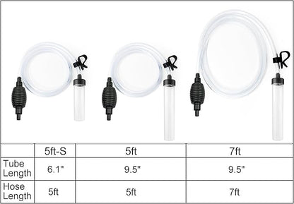 7ft Aquarium Siphon Vacuum Cleaner - Image 2