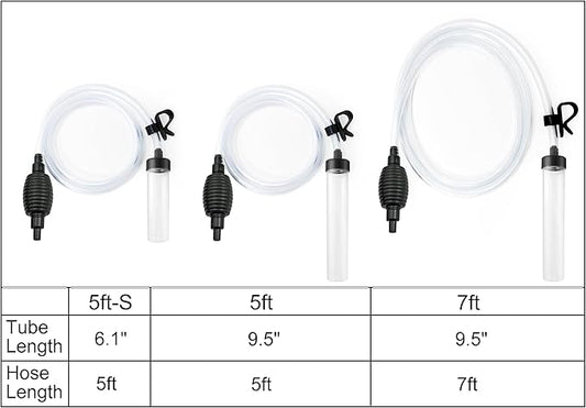 7ft Aquarium Siphon Vacuum Cleaner - Image 2