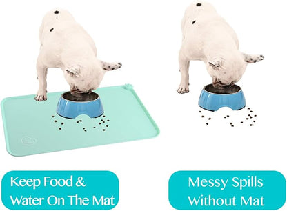 Silicone Waterproof Dog Cat Pet Feeding Mats, Non Slip, Easy Clean Pet Dog Cat - Image 7