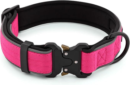 Plutus Pet Tactical Dog Collar, Reflective, Adjustable Heavy Duty Dog Collar - Image 2