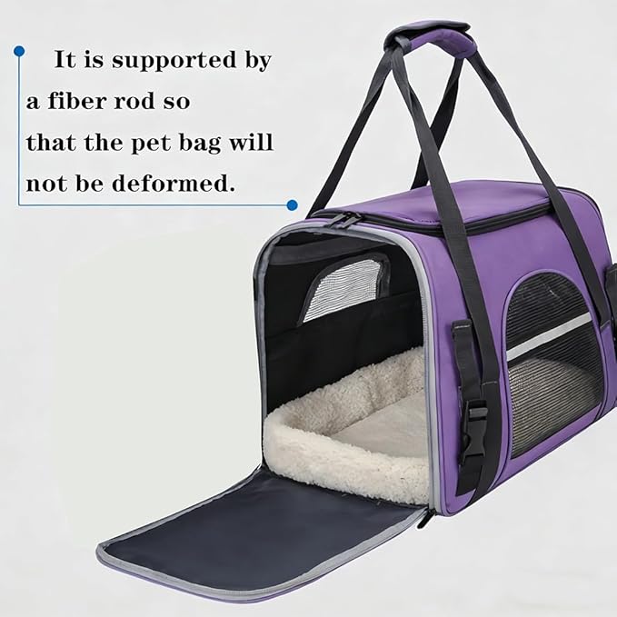 Cat Carriers, Dog Carriers, Pet Carriers – Airline-Approved Soft-Sided Bag - Image 6