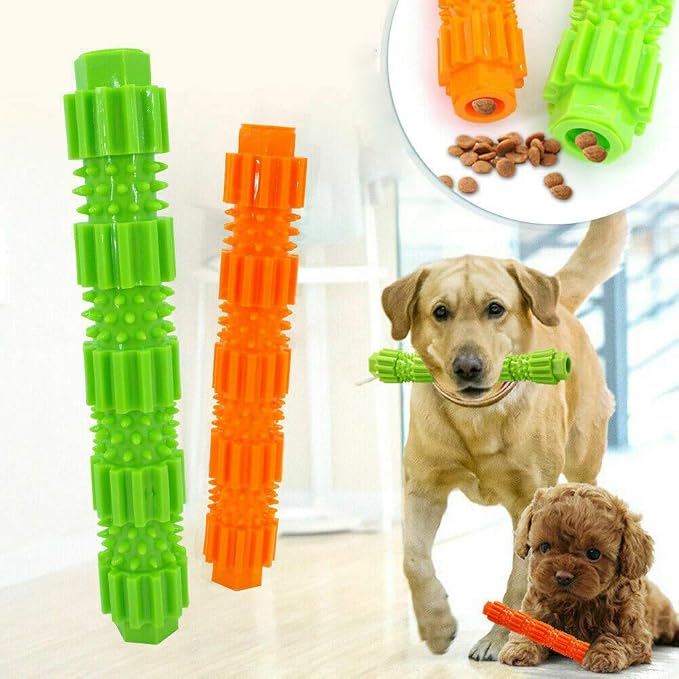 oAtm0eBcl Pet Dog Chew Toy, TPR Rubber Stick Puppy Chewy Toy - Image 4
