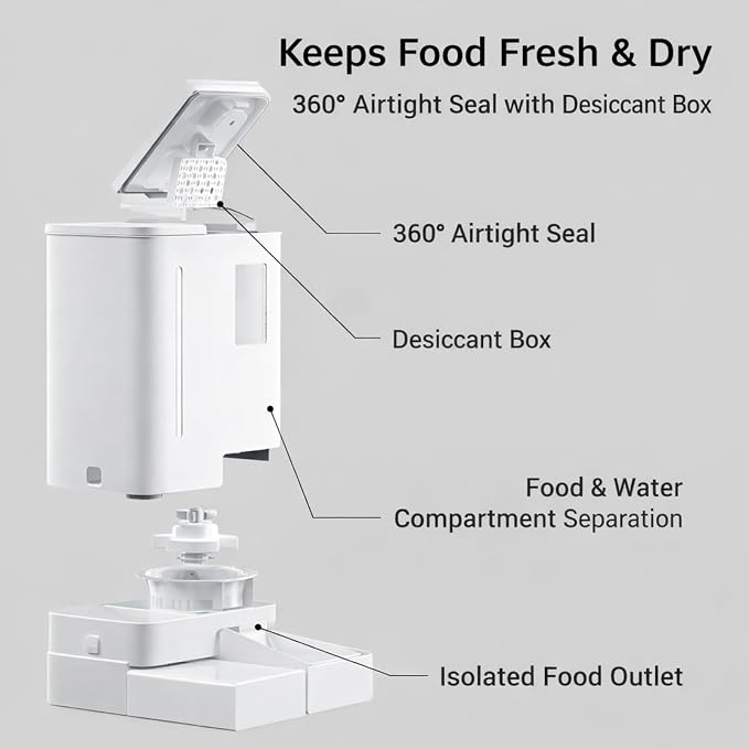 Waithem Wi-Fi Automatic Pet Feeder and Waterer - Image 4