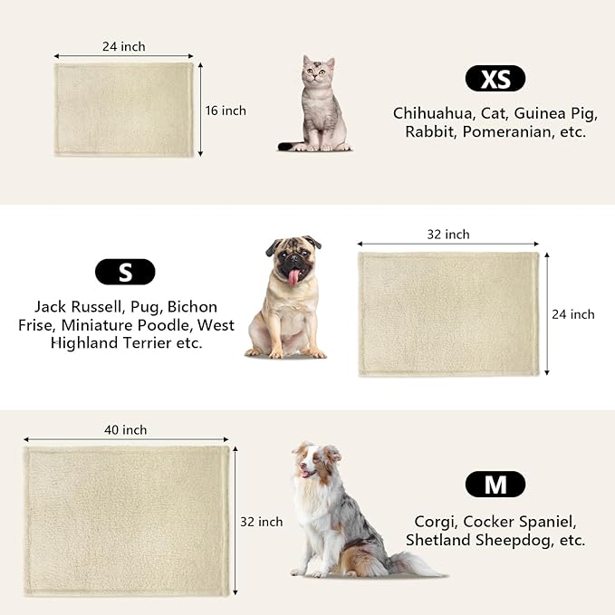 furrybaby 1 Pack 2 Puppy Blankets - Image 4