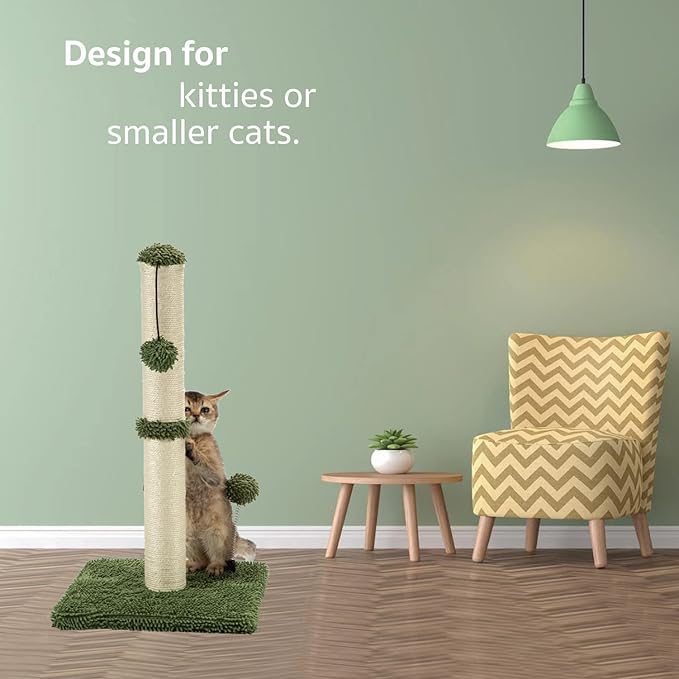 MECOOL Cat Scratching Post Premium Basics Kitten Scratcher Sisal Scratch Posts - Image 5