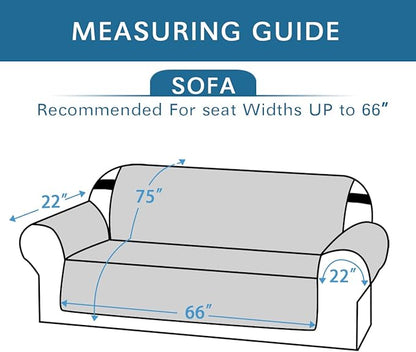H.VERSAILTEX Reversible Sofa Slipcover Furniture Protector Water Resistant 2" - Image 2