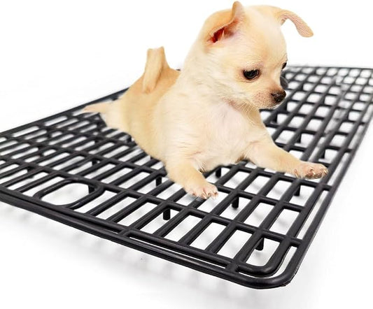 Plastic Mesh Tray for Dogs, Cats & Small Pets – Anti-Leak Crate Floor Grid by Unknown