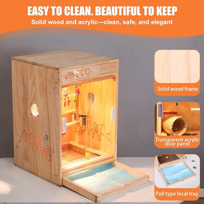 Large Bird Cage with Heater and Thermosta, Bird House Incubator, Bird Nesting - Image 6