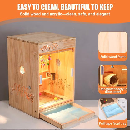 Large Bird Cage with Heater and Thermosta, Bird House Incubator, Bird Nesting - Image 6