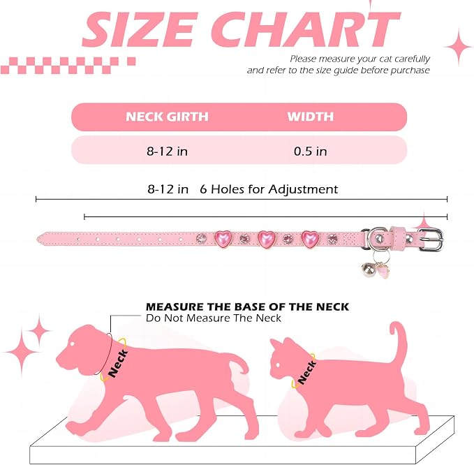 EXPAWLORER Valentine's Day Leather Cat Collar - Image 2