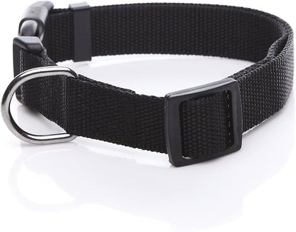Adjustable Nylon Dog Collar, pet Collar 1 Inch 3/4 Inch 5/8 Inch Wide, - Image 2
