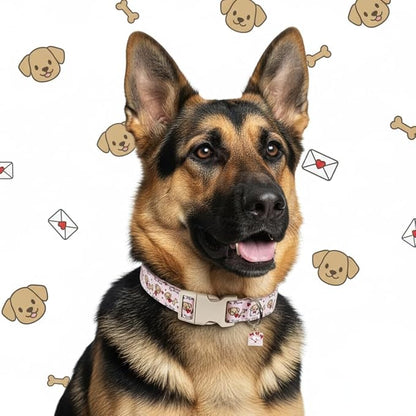 Pink Dog Collar, Girl Dog Collar - Image 8