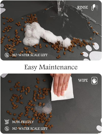 Pet Feeding Mat-Absorbent Dog Mat - Image 4