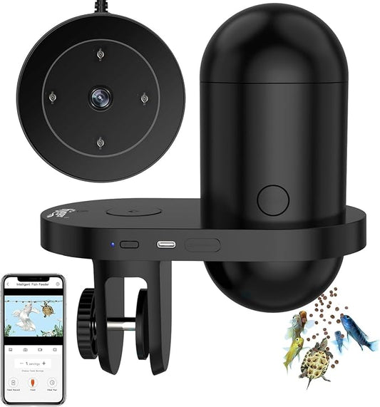 hygger WiFi Automatic Fish Feeder by hygger