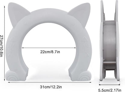 Wordcam Large Cat Door Interior Door, XL Indoor Cat Door, Pet Doors - Image 3