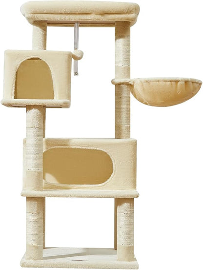 Taoqimiao Cat Tree, 49-Inch Cat Tower - Image 9
