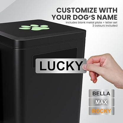 Dog Poop Trash Can Outside, 6L Metal Outdoor Dog Waste Bin - Image 3