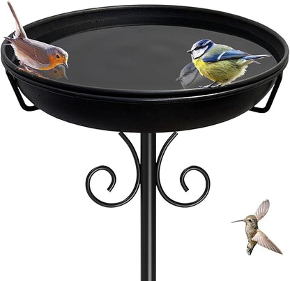 38In Freestanding Bird Bath for Outside, Detachable Birdbaths by iCHKED
