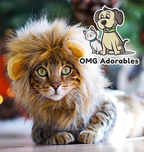 Lion Mane Costume for Cats - Image 5