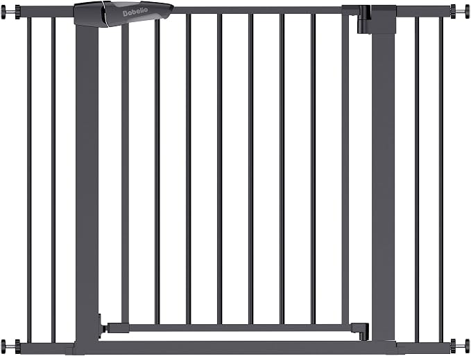 Babelio Baby Gate, 29-43" Auto-Close Easy Install Pet Gate, PressGuard P7 Extra by BABELIO