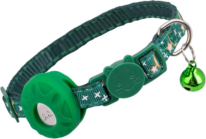 Airtag Cat Collar Breakaway, Safety Kitten Collar by Bencacawinstyle