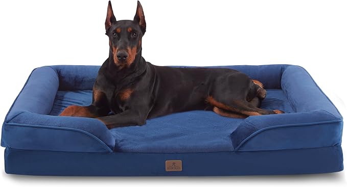 Bedfolks Orthopedic Dog Bed, Waterproof Dog Sofa Bed by Bedfolks