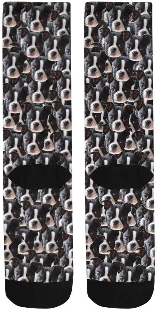 Custom Face Socks, Personalized Dog Lover Pet Photo Picture on Socks Unisex - Image 4