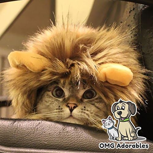 Lion Mane Costume for Cats - Image 7