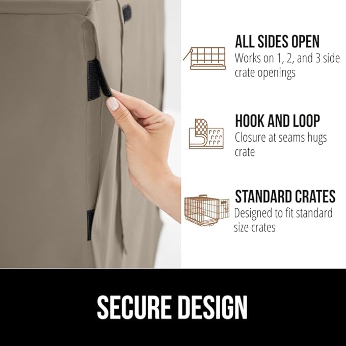 GORILLA GRIP Dog Crate Covers Compatible - Image 5
