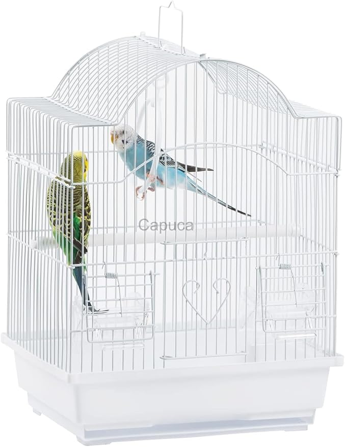 Small Bird Travel Cage-Lightweight Small Birds Starter Kit by Capuca