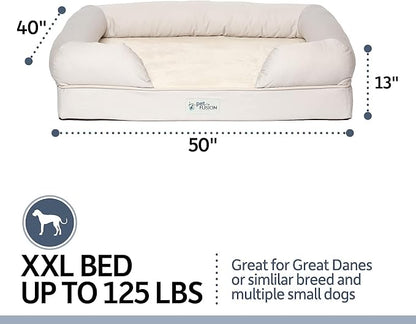 PetFusion Ultimate Dog Bed, Orthopedic Memory Foam, Medium Firmness Pillow - Image 2