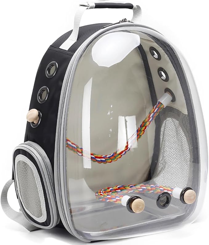 Bird Traval Carrier Cage, Vet Transport School Bag by halinfer