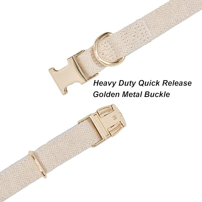 Soft Cotton Hemp Dog Collar - Image 5