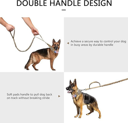 DAGANXI Tactical Dog Collar Leash Set, Adjustable Military Training Nylon Dog - Image 6