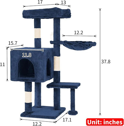 FDW 37.8 inch Cat Tree Cat Tower - Image 8