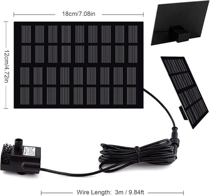 Solar Fountain Pump for Bird Bath, - Image 3