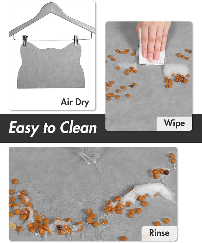 Absorbent Dog Food Mat-Dog Cat Mat - Image 4