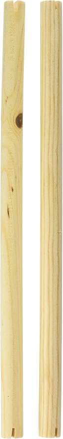 Prevue Pet Products BPV376 2-Pack Birdie Basics Wood Bird Perch, 3/4 by 15-Inch by PrevuePetProducts