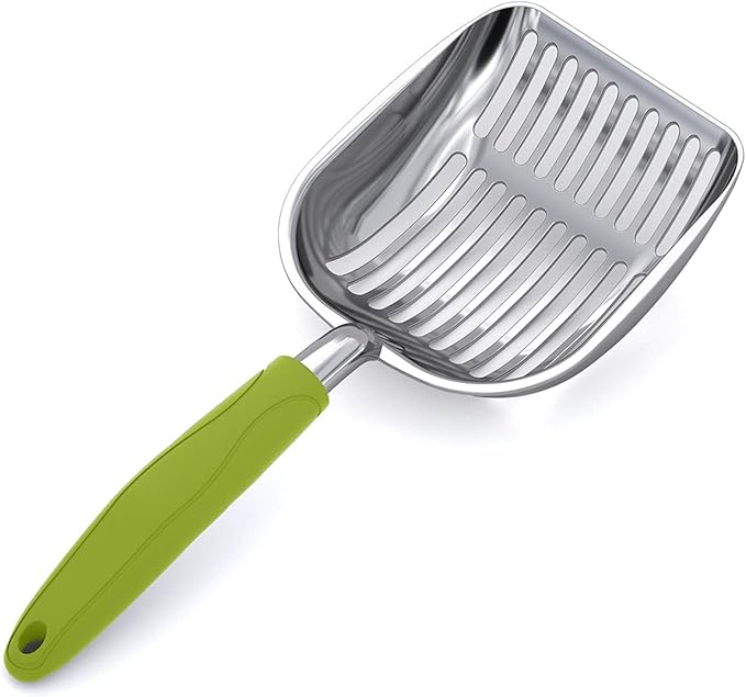 WePet Cat Litter Scoop, Aluminum Alloy Sifter, Kitty Metal Scooper, Deep Shovel by WePet