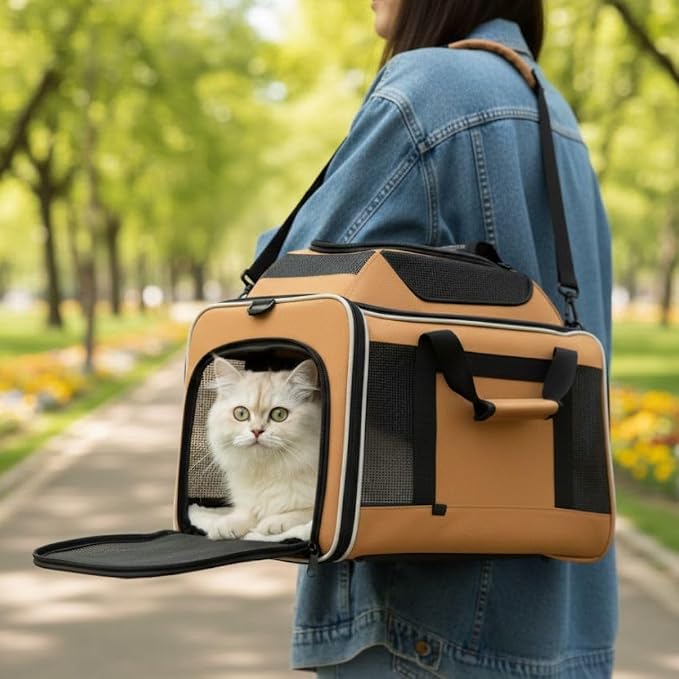 Cat Carrier Dog Carrier Airline Approved, Pet Carrier - Image 7