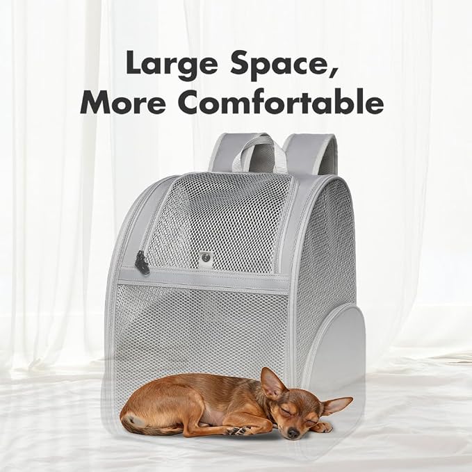 Pet Backpack Carrier ，Large Cat Carrier Backpack Up to 20 Lbs - Image 5