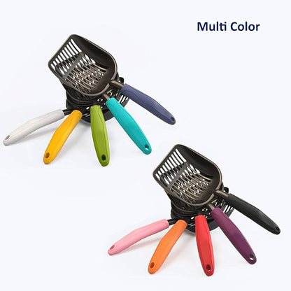 WePet Cat Litter Scoop, Non-Stick Plated Aluminum Alloy Sifter, Kitty Durable - Image 8