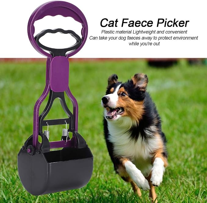 Pooper Scooper for Dogs, Spring Loaded One Hand Poop Scooper - Image 4