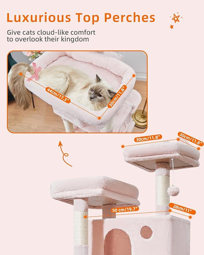 Taoqimiao Cat Tree 71-Inch, Cat Tower - Image 7