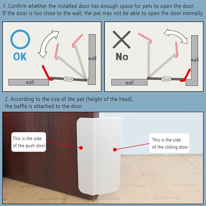 Pets Automotic Door Opener, Automatic Lockable Pet Dog Door Automatic Gate - Image 3