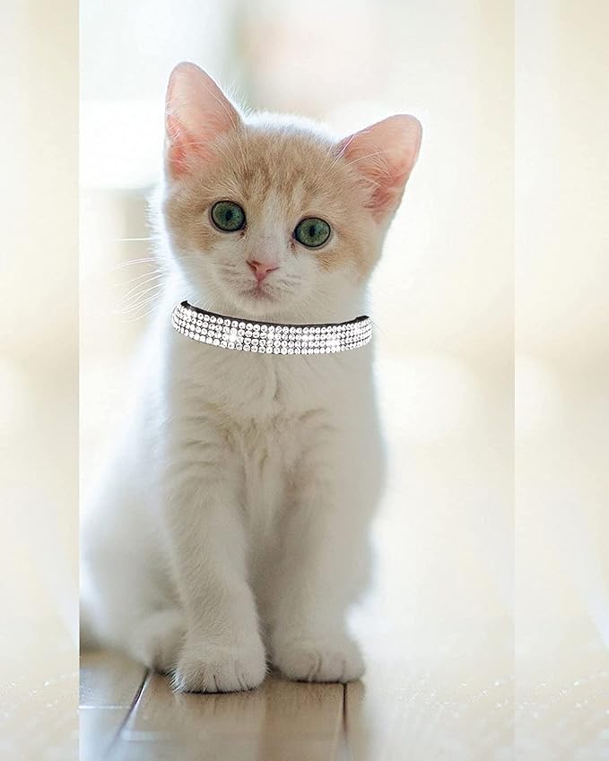 Breakaway Cat Collars with Bell, olmoony Adjustable Safe Kitten Collar - Image 4
