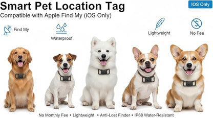 Smart Pet Location Tag with Holder – No Monthly Fee, Compatible with Apple Find - Image 2