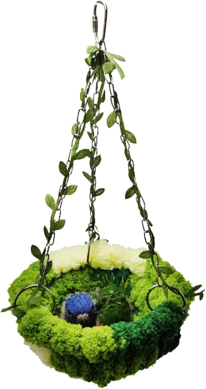 Bird Nest Hanging Hammock Bed Toy by Unknown