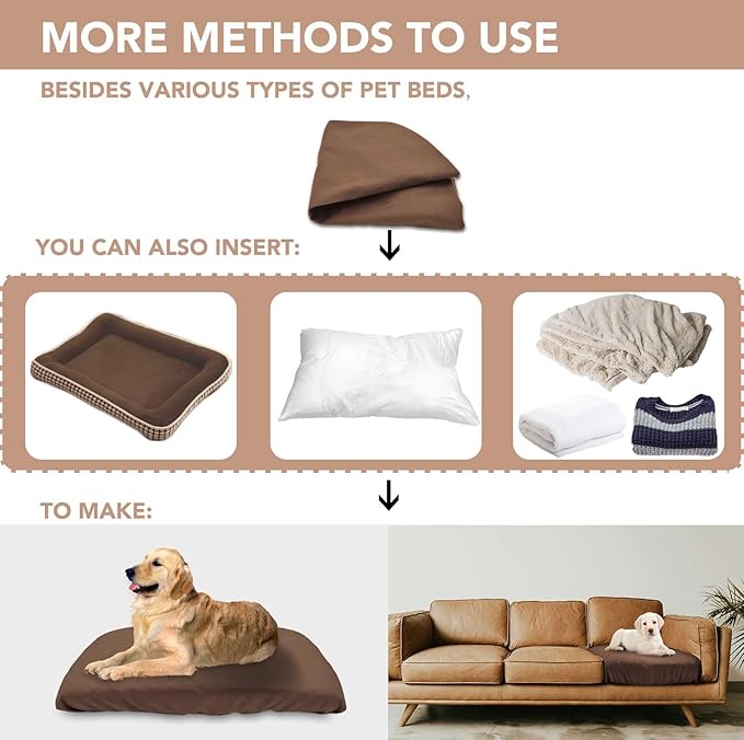 Dog Bed Cover Waterproof Replacement Machine Washable Covers - Image 5